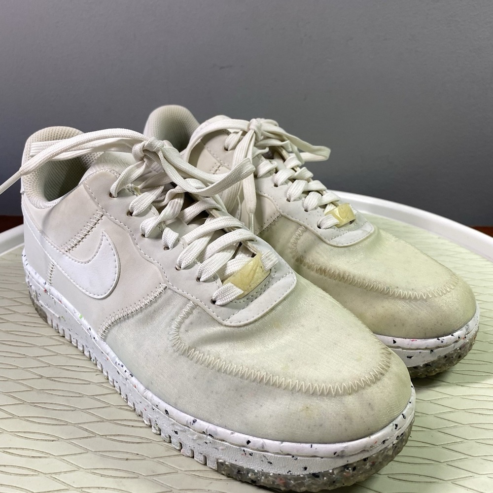Nike Air Force 1 Crater Summit White/Summit White CT1986 100 Women's Sz.8 EUC